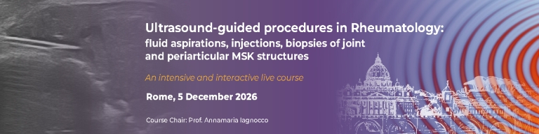 Ultrasound-guided procedures in Rheumatology, Rome, 5 December 2026